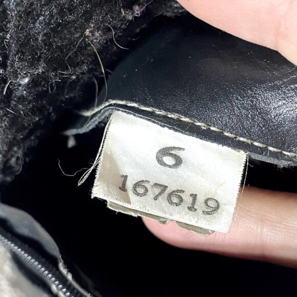 Women’s Black Faux Leather Lace Up Ankle Boots 6 - Picture 8 of 10